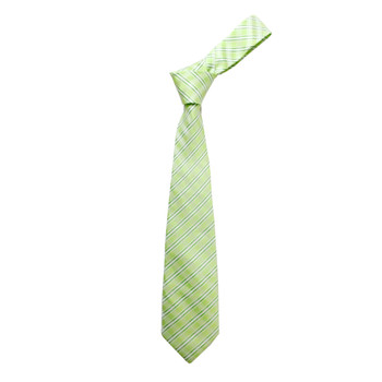 Boy's 49" Shadow Stripes Green Fashion Tie