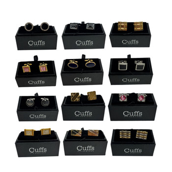 12pc Random Assorted Premium Quality Cufflinks -CL12ASST