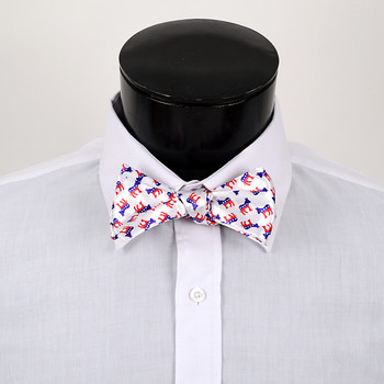 Men's Democrat Donkey Self-Tie Freestyle Bow Tie NFSB-D Men's Democrat Donkey Self-Tie Freestyle Bow Tie NFSB-D