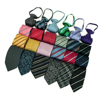 24pc Prepack Assorted Boy's 17" Micro Woven Zipper Ties MPWZ17-02ASST 24pc Prepack Assorted Boy's 17" Micro Woven Zipper Ties MPWZ17-02ASST