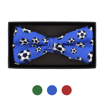 Men's Soccer Ball Banded Bow Tie Men's Soccer Ball Banded Bow Tie