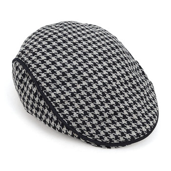 6pc Two Sizes Men's Fall/Winter Houndstooth Ivy Hat - H9413 6pc Two Sizes Men's Fall/Winter Houndstooth Ivy Hat - H9413