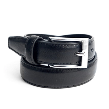 Boy's Genuine Leather Dress Black Belt BOYB0602