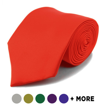 Poly Solid Satin Tie PSP1301-1