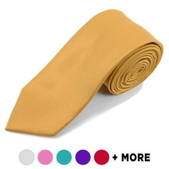 [Promotion] Poly Satin Solid 2.75" Slim Tie PSSP2501