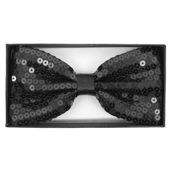 Men's 2.5" Large Sparkle Sequin Banded Bow Ties SQBTXL