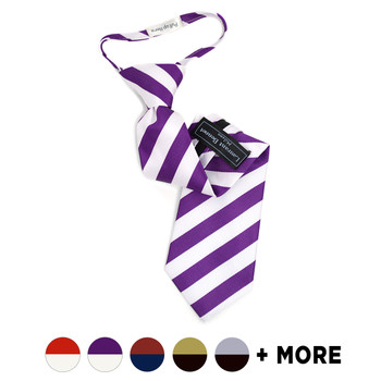 Boy's 14" Microfiber Poly Woven College Zipper Tie MPWBZ Boy's 14" Microfiber Poly Woven College Zipper Tie MPWBZ