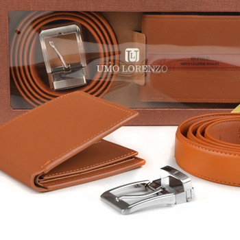 12pc Men's Brown Wallet & Belt Set WB2010BR/ASST 12pc Men's Brown Wallet & Belt Set WB2010BR/ASST