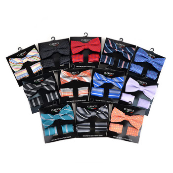 12pc Assorted Men's Big & Tall Stripes and Assorted Pattern Banded Bow Tie & Hanky BTH5000B 12pc Assorted Men's Big & Tall Stripes and Assorted Pattern Banded Bow Tie & Hanky BTH5000B