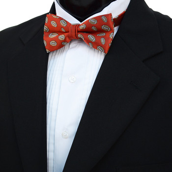 Men's Football Banded Bow Tie Men's Football Banded Bow Tie