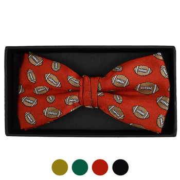 Men's Football Banded Bow Tie Men's Football Banded Bow Tie