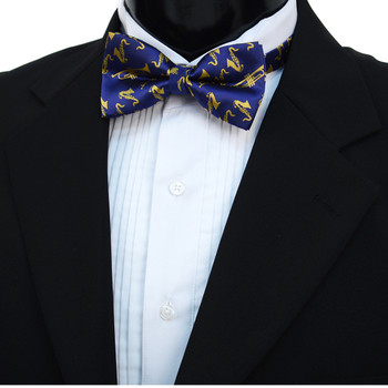 Men's Brass Instruments Banded Bow Tie