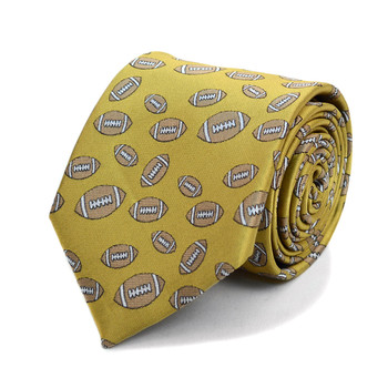 Football Pattern Novelty Tie Football Pattern Novelty Tie