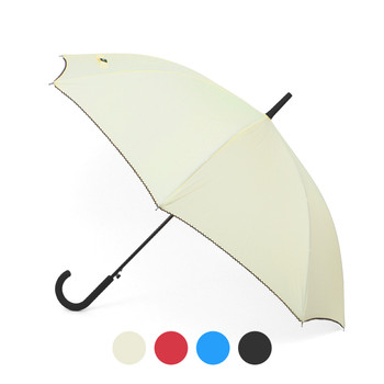 12pc Auto-Open Umbrella with Braided Cord Trim UL1705