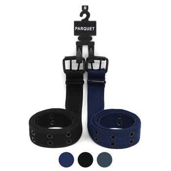 12pc Twin-Pack Assorted Men's Double Hole Canvas Belts TCANB1301 12pc Twin-Pack Assorted Men's Double Hole Canvas Belts TCANB1301