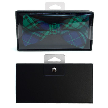 Men's Plaid Flannel Cotton Banded Bow Tie NFB1639 Men's Plaid Flannel Cotton Banded Bow Tie NFB1639