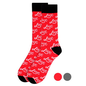 Men's "Love" Novelty Socks NVS1766-67 Men's "Love" Novelty Socks NVS1766-67