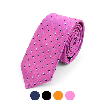 Dots Microfiber Poly Woven 2.25" Slim Tie - MPWS5907 Dots Microfiber Poly Woven 2.25" Slim Tie - MPWS5907