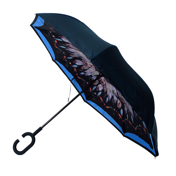 Feather Double Layer Inverted Umbrella -IUM18061