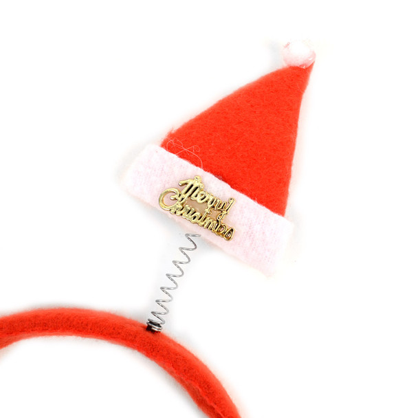 Christmas & Holiday Santa Claus Hat Head Band - XWDC5111-H