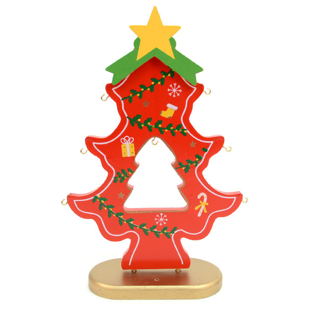 Wooden Christmas Tree Ornament Table Decoration - XHDC5193 