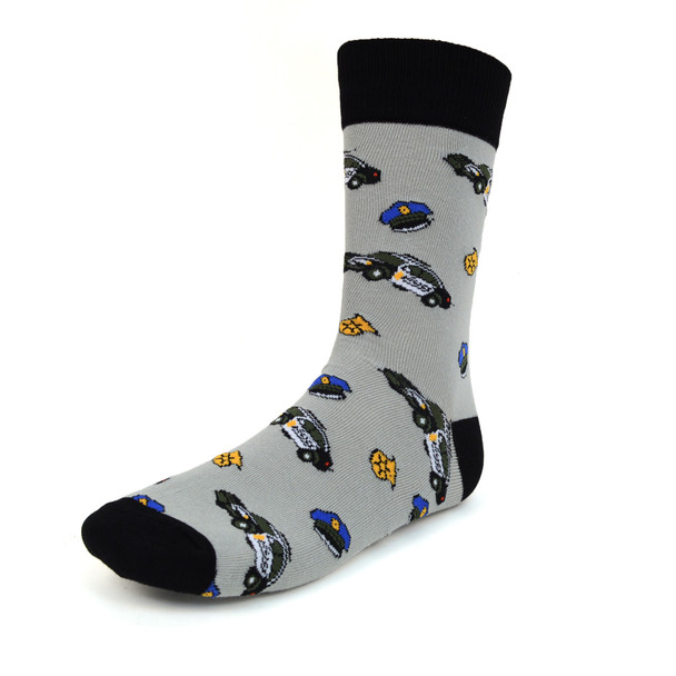 Men's Police Officer Novelty Socks - NVS19322