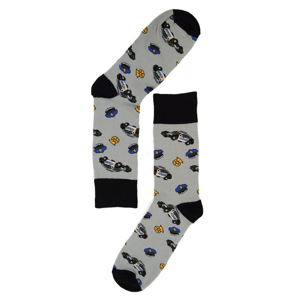 Men's Police Officer Novelty Socks - NVS19322