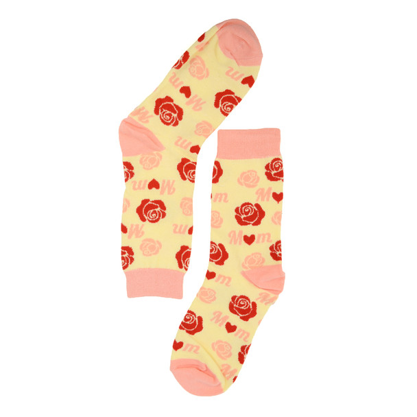 Women's Mom Novelty Socks - LNVS19355-YW