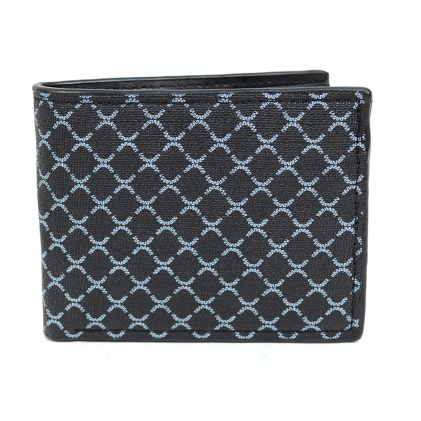 Bi-Fold Patterned Leather Men's Wallet - MLW5199-BK