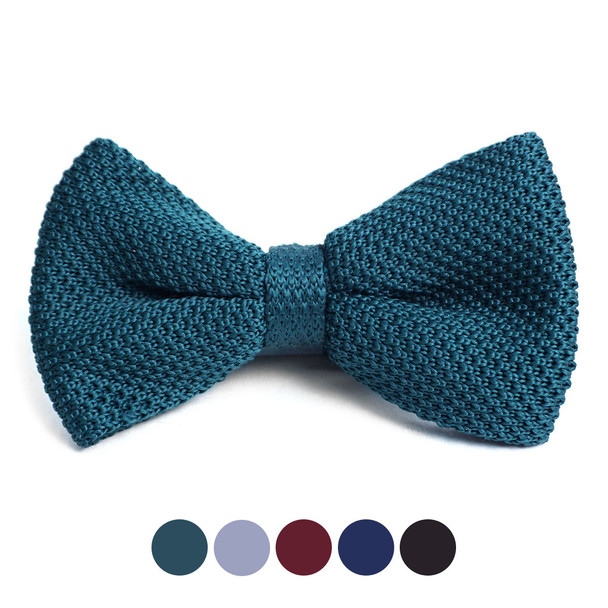 Men's Solid Knitted Bow Tie - KNBT1200