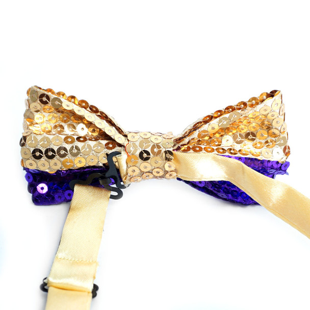 Men's Dual Sequin Bow Tie - DSQBT1200