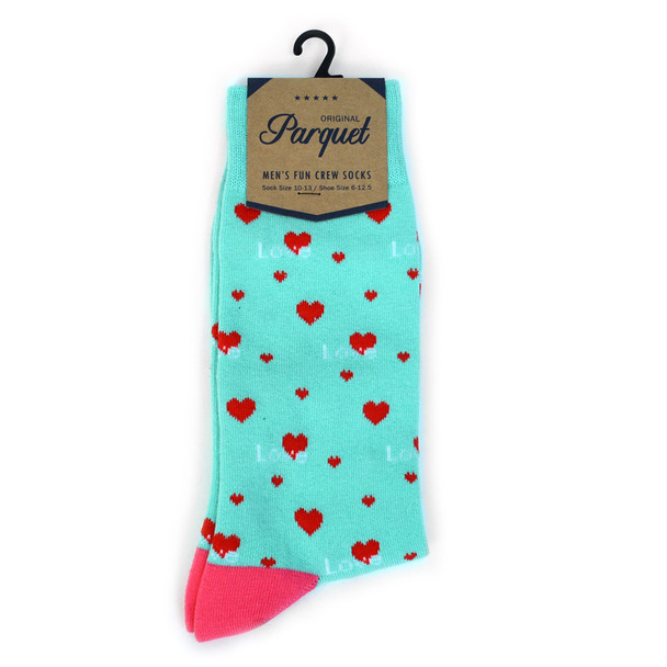 Men's Love Heart Premium Collection Novelty Socks - NVPS2009