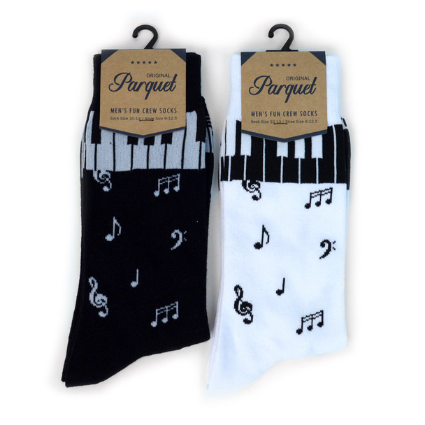 Men's Piano Premium Collection Novelty Socks - NVPS2017