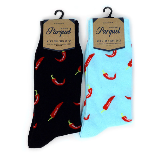 Men's Chili Pepper Premium Collection Novelty Socks - NVPS2019