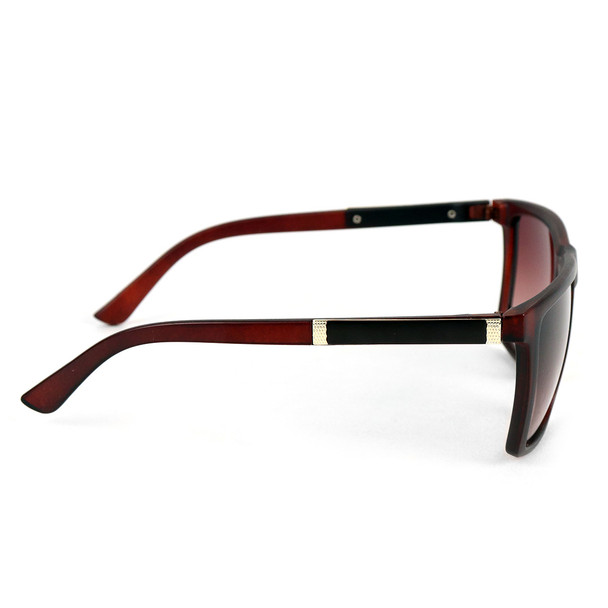Brown Rectangular Sunglasses - MSG1006
