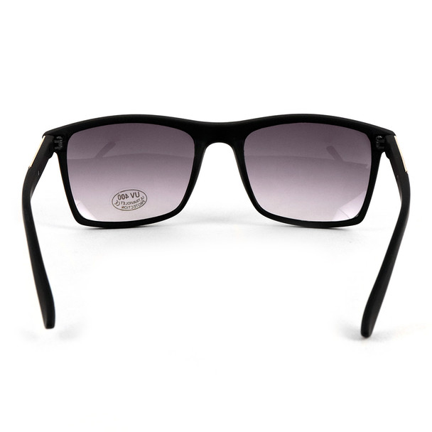 Black Matte Rectangle Sunglasses - MSG1007