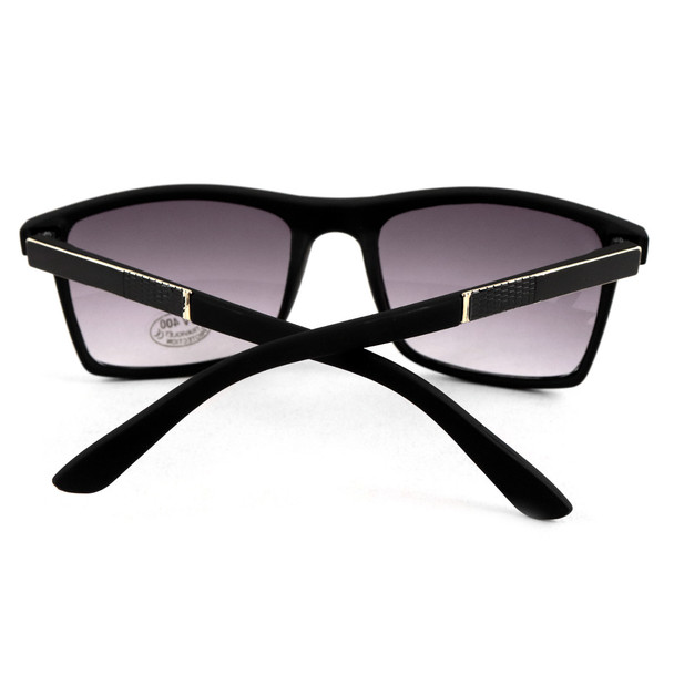 Black Matte Rectangle Sunglasses - MSG1007