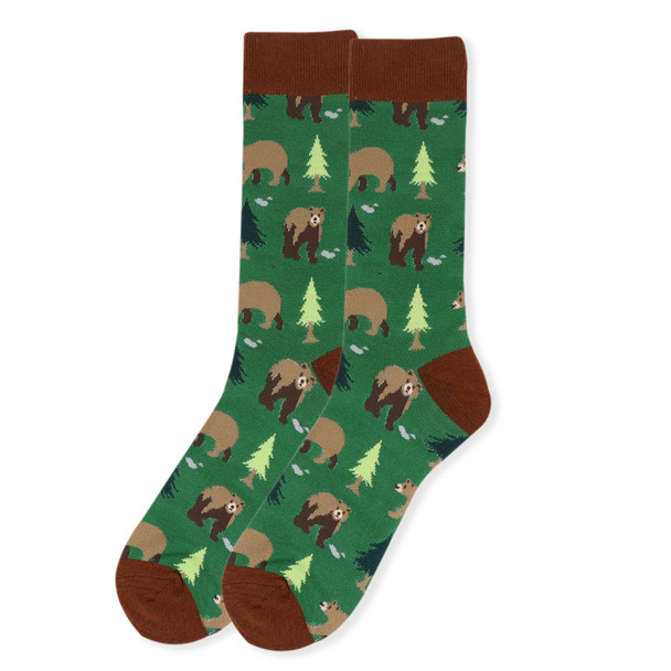 Men's Novelty Bear Socks