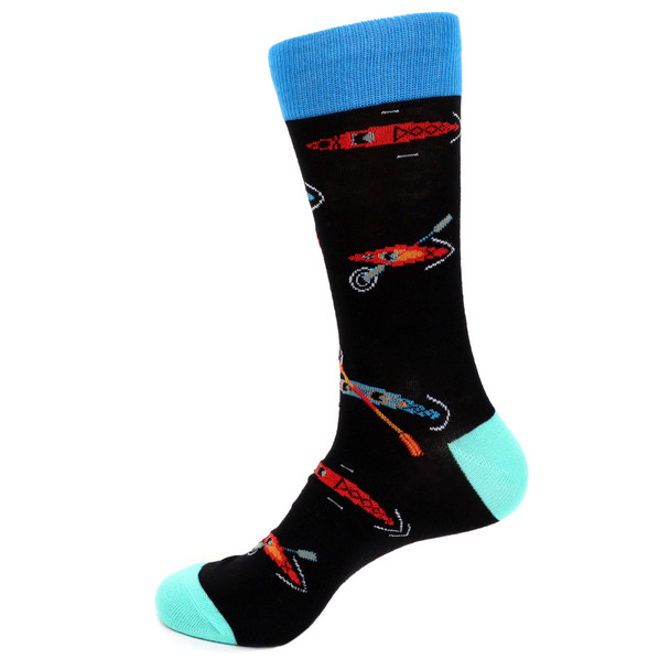 Men's Kayak Novelty Socks - NVS19541-BK