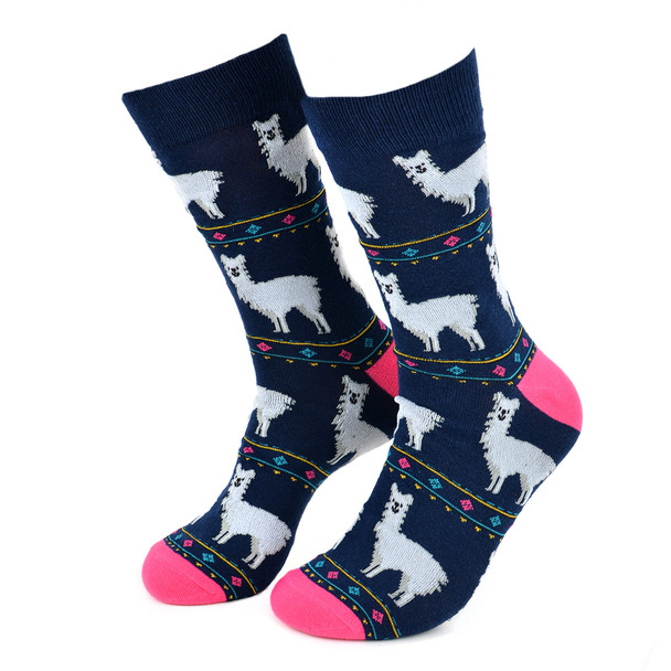 Men's Alpaca Fun Novelty Socks - NVS19407