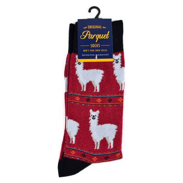 Men's Alpaca Fun Novelty Socks - NVS19407