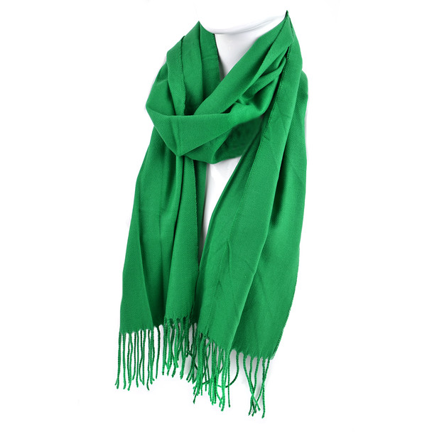 Unisex Solid Color Cashmere Feels Acrylic Scarves AS1301