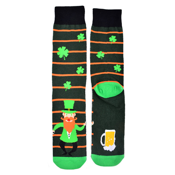 Men's Leprechaun Novelty Socks - NVS19555 Men's Leprechaun Novelty Socks - NVS19555