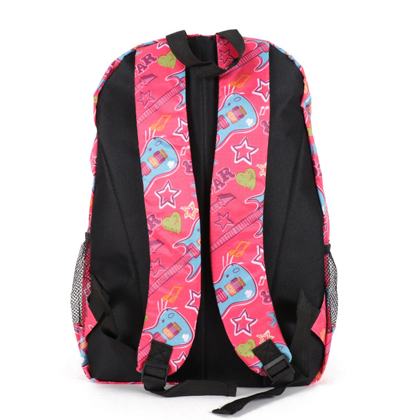 Guitar Pink Novelty Backpack-NVBP-06