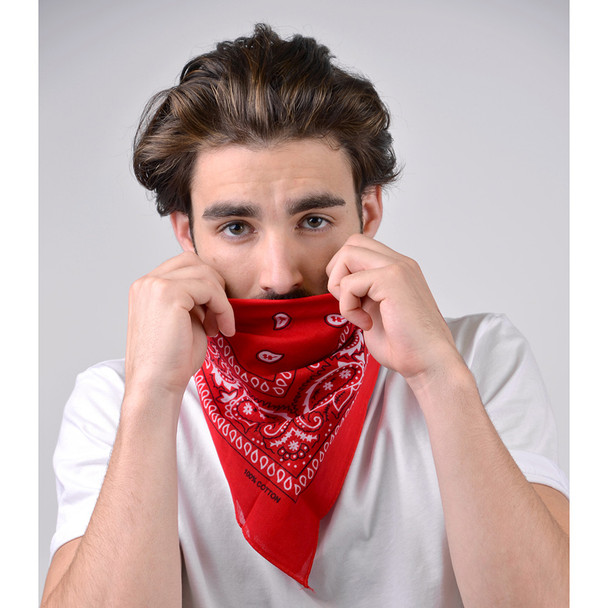 3pk Bandanas - Navy, White & Red - 3BNA-NV/WHT/RD