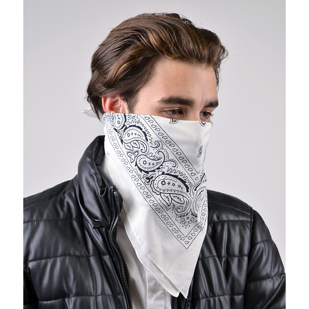 3pk Bandanas - Navy, White & Red - 3BNA-NV/WHT/RD