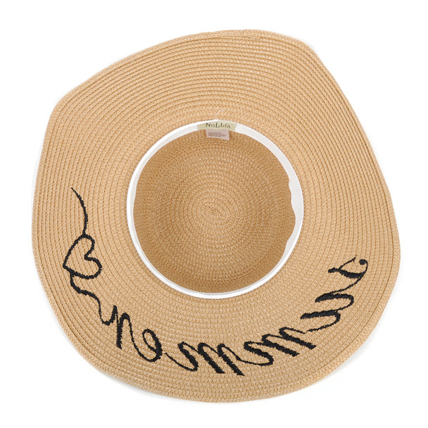 Women's Wide Brim Floppy "Summer"Hat - LH180501-1