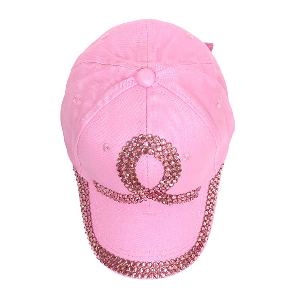 Pink Breast Cancer Awareness Ribbon Crystal Bling- CP9598