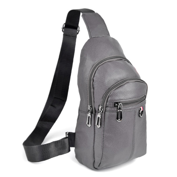 Synthetic Leather Crossbody Sling Shoulder Bag - FBG1847