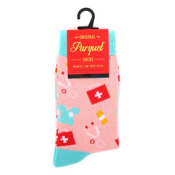 Women's Doctor Novelty Socks - LNVS1748-PK